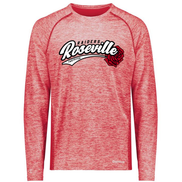 Holloway - Youth Electrify Coolcore Long Sleeve Tee - Printed Logo ** Add Name for $5! ** Thumbnail