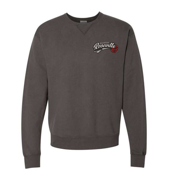 ComfortWash by Hanes - Garment-Dyed Crewneck Sweatshirt - Embroidered Logo ** Add Name for $5! ** Thumbnail