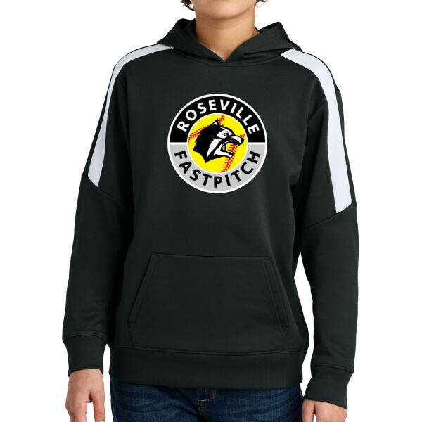 Sport-Tek® Youth Sport-Wick® Fleece United Pullover Hoodie - Printed Logo **Add Name for $5! ** Thumbnail