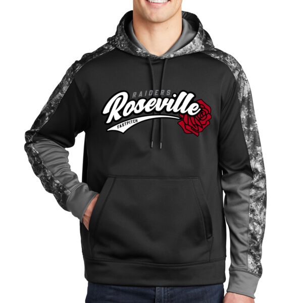 Sport-Tek® Sport-Wick® Mineral Freeze Fleece Colorblock Hooded Pullover - Printed Logo **Add Name for $5! ** Thumbnail