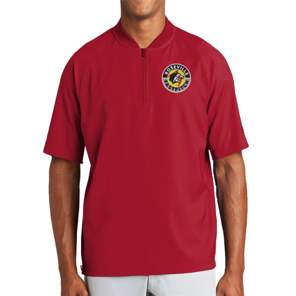 New Era® Cage Short Sleeve 1/4-Zip Jacket - Embroidered Logo **Add Name for $5! ** Thumbnail