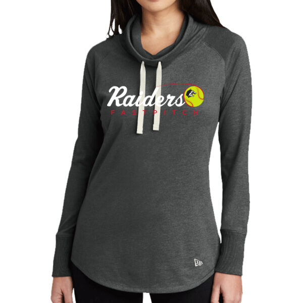 New Era ® Women's Sueded Cotton Blend Cowl Tee - Printed Logo **Add Name for $5! ** Thumbnail
