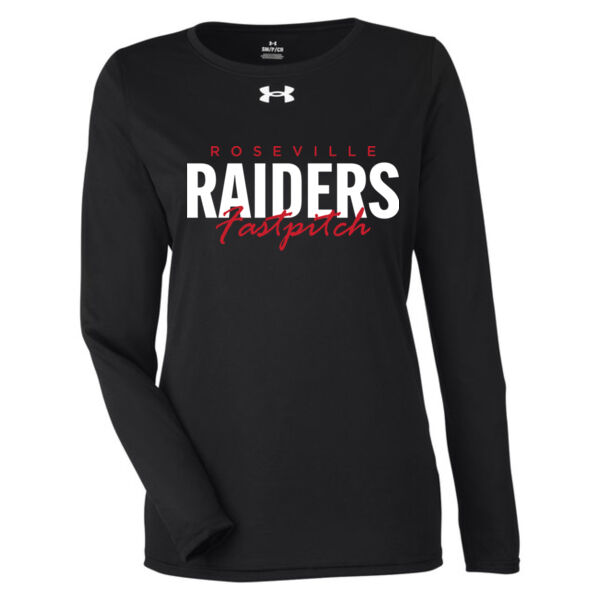 Under Armour - Women's Team Tech™ Long Sleeve T-Shirt - Printed Logo **Add Name for $5! ** Thumbnail