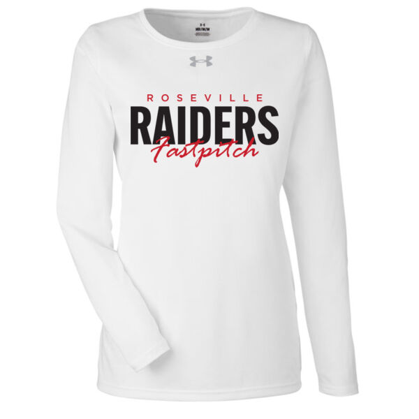 Under Armour - Women's Team Tech™ Long Sleeve T-Shirt - Printed Logo **Add Name for $5! ** Thumbnail