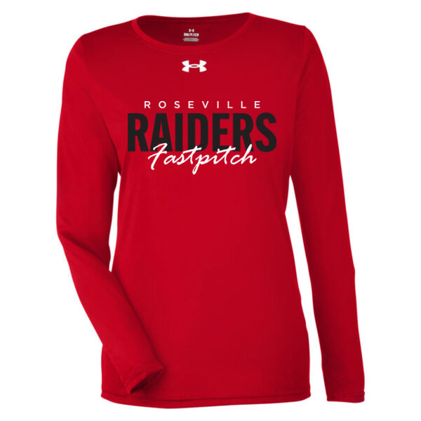 Under Armour - Women's Team Tech™ Long Sleeve T-Shirt - Printed Logo **Add Name for $5! ** Thumbnail