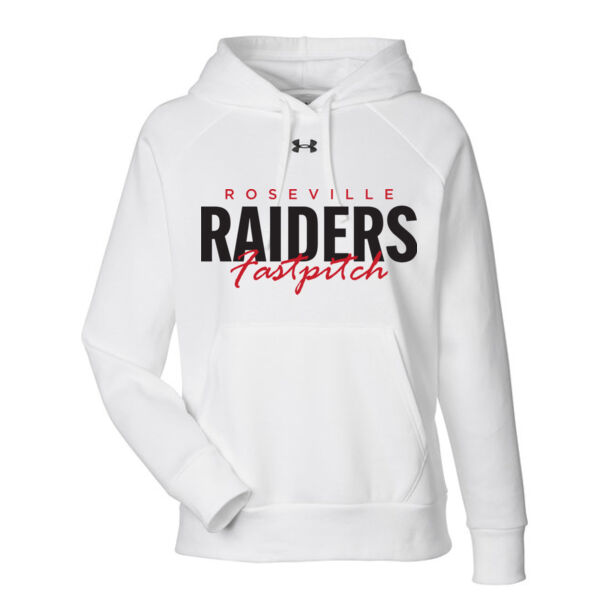 Under Armour - Women's Rival Fleece Hooded Sweatshirt - Printed Logo **Add Name for $5! ** Thumbnail