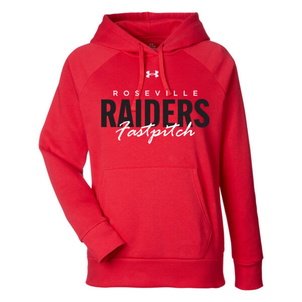 Under Armour - Women's Rival Fleece Hooded Sweatshirt - Printed Logo **Add Name for $5! ** Thumbnail