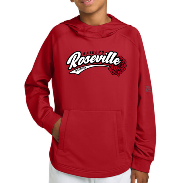 Richardson Youth Charge Performance Fleece Long Sleeve Hoodie - Printed Logo **Add Name For $5** Thumbnail