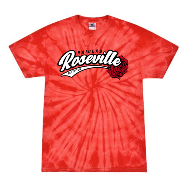 Colortone - Youth Multi-Color Tie-Dyed T-Shirt - Printed Logo **Add Name for $5! ** Thumbnail