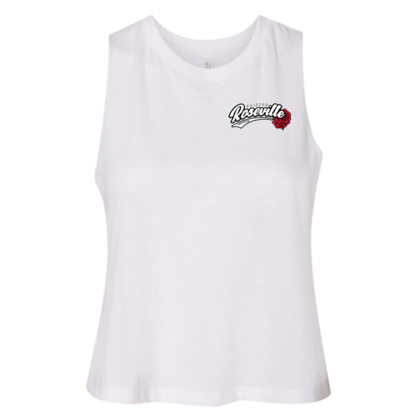 Bella + Canvas - Women's Racerback Crop Tank - Printed Logo Thumbnail