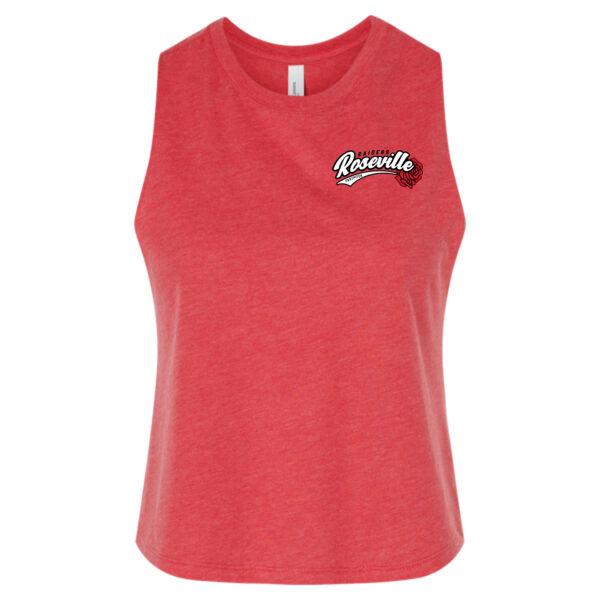 Bella + Canvas - Women's Racerback Crop Tank - Printed Logo Thumbnail