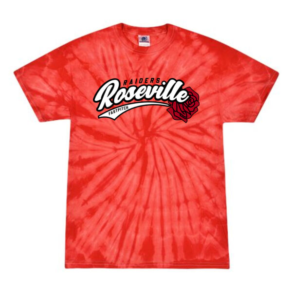 Colortone - Unisex Multi-Color Tie-Dyed T-Shirt - Printed Logo **Add Name For $5** Thumbnail