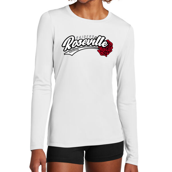 Sport-Tek® Women's Posi-UV® Pro Long Sleeve Tee - Printed Logo Thumbnail