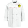 Eight Knot Button Chef Coat with Thermometer Pocket Thumbnail
