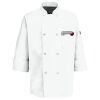 Button Chef Coat with Thermometer Pocket Thumbnail