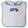 Infant Contrast Trim Terry Bib Thumbnail