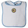 Infant Contrast Trim Terry Bib Thumbnail