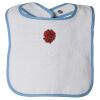 Infant Contrast Trim Terry Bib Thumbnail