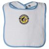 Infant Contrast Trim Terry Bib Thumbnail