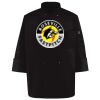 Ten Pearl Button Black Chef Coat Thumbnail