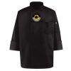 Black Knot Button Chef Coat Thumbnail
